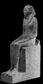Hatshepsut, seated, as female