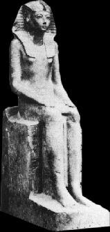 Hatshepsut, seated, as male